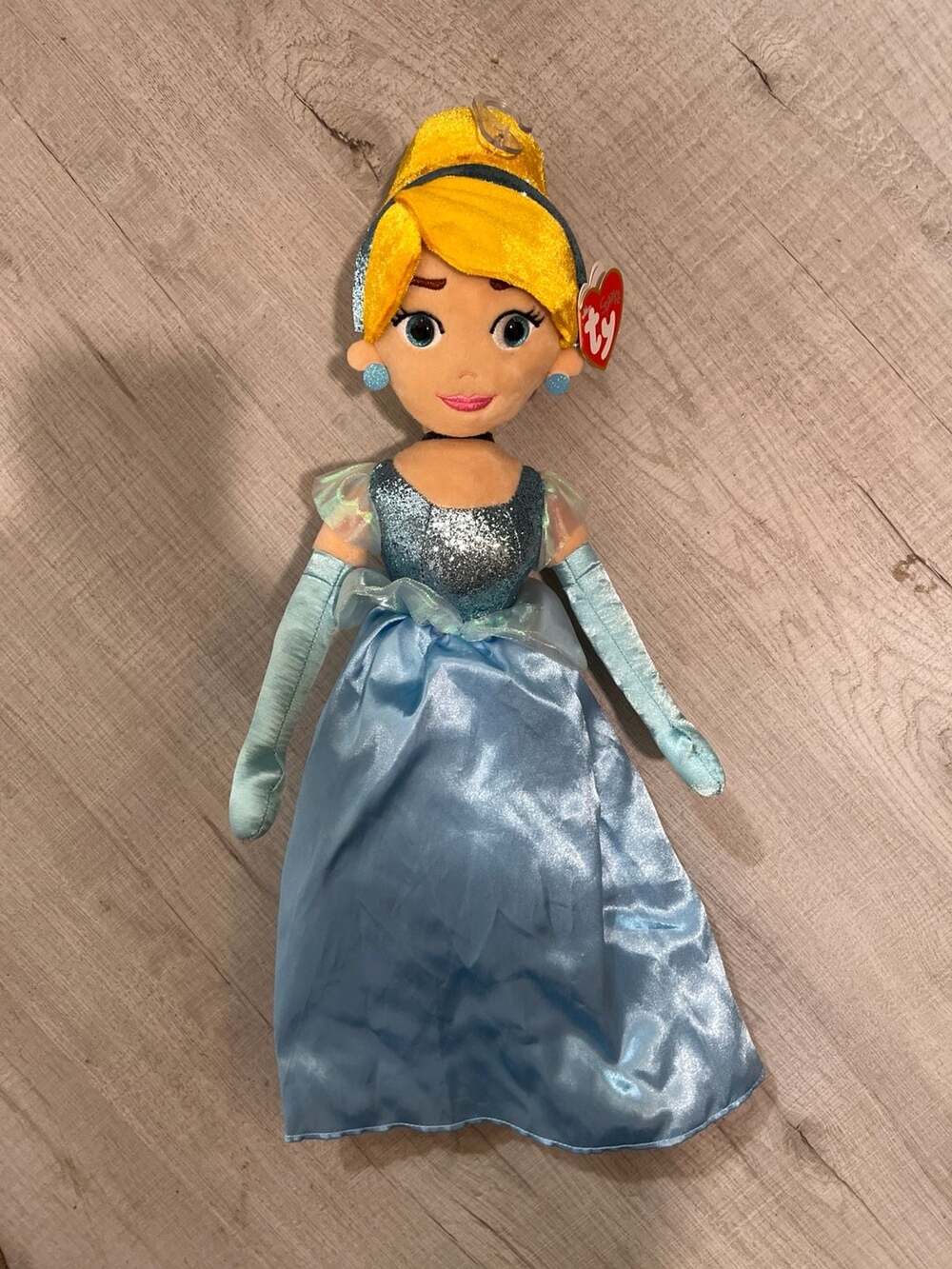 Ty Sparkle Disney Princess Cinderella 18-Inch Plush Doll